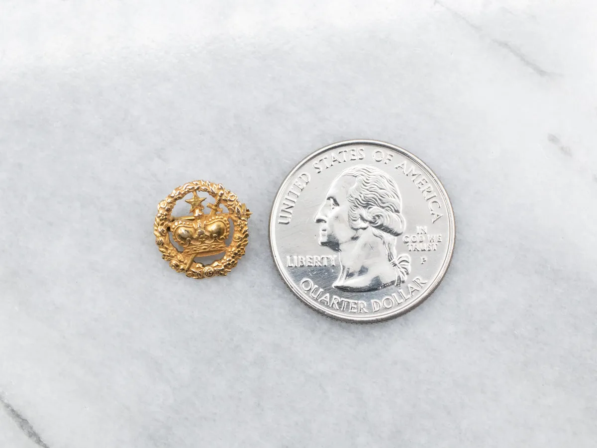 Vintage Gold Knights Templar Pin