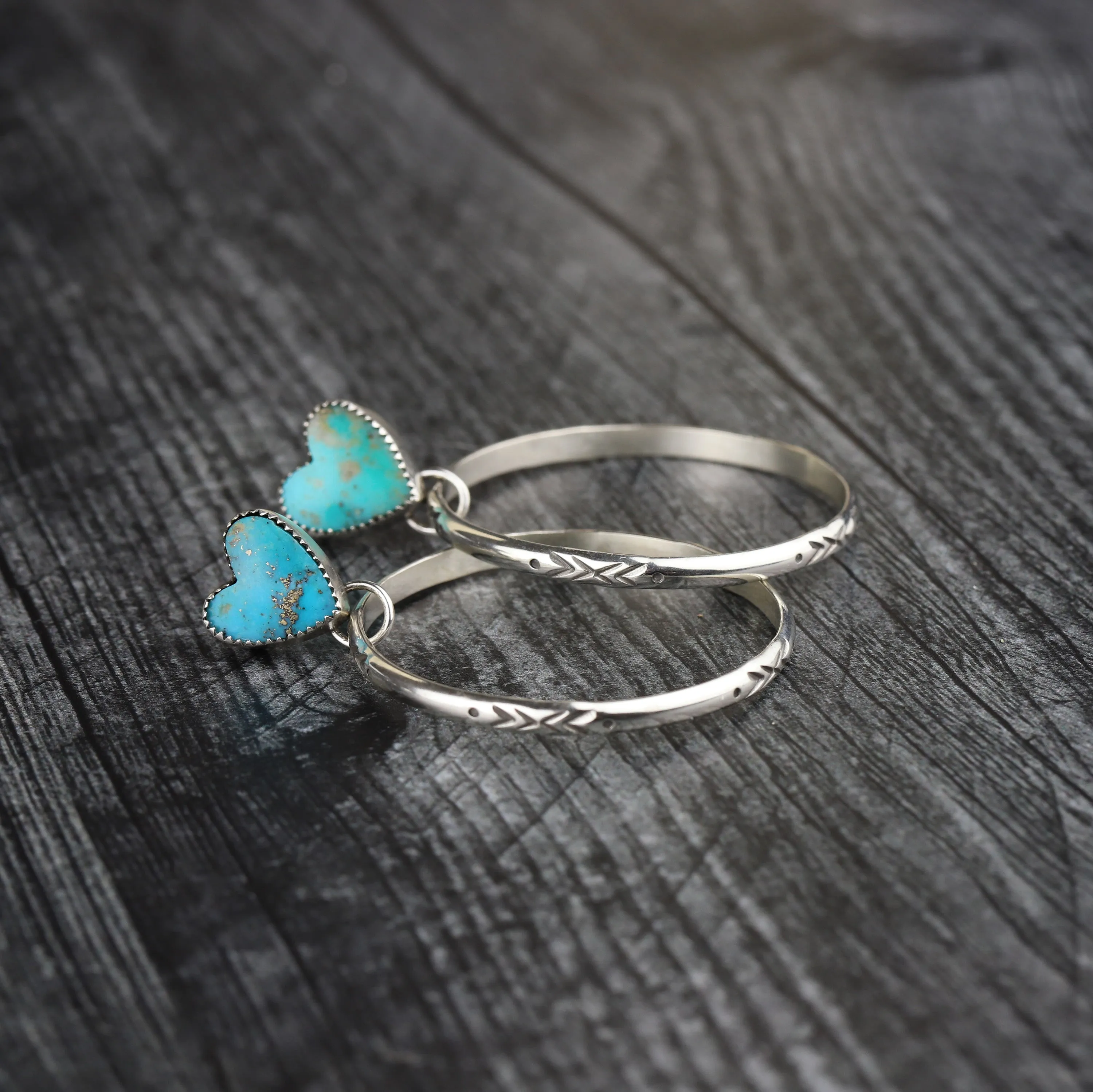 Wear Your Heart Post Hoop Earrings Med