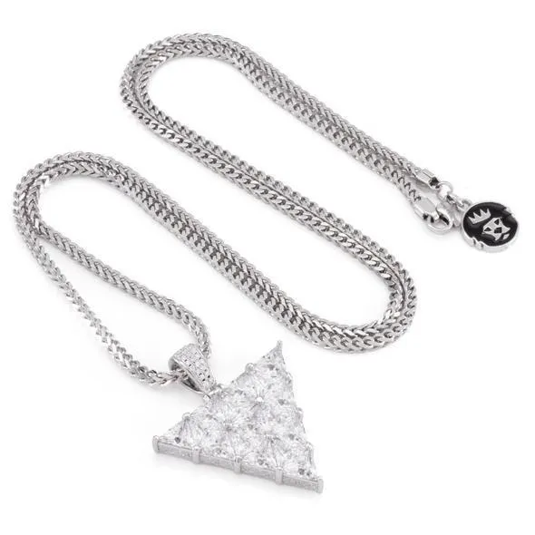White Trinus Necklace