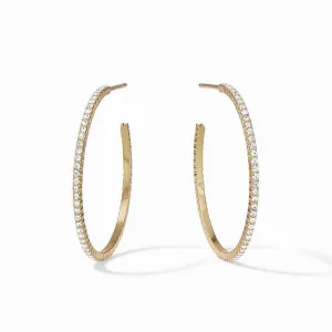 Windsor Crystal Hoop Earrings