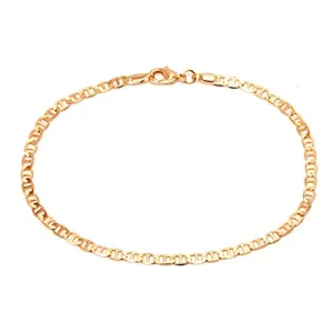 Women's Gold Flat Marina Anklet