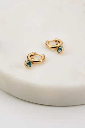 Zafino - Tess Earring (Gold/Sea)
